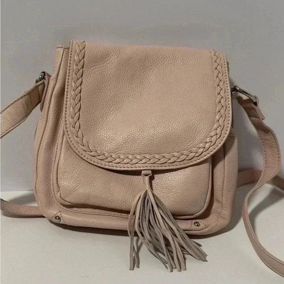 Saddle Bag - light pink Hadaki leather purse - Picture 1 of 11